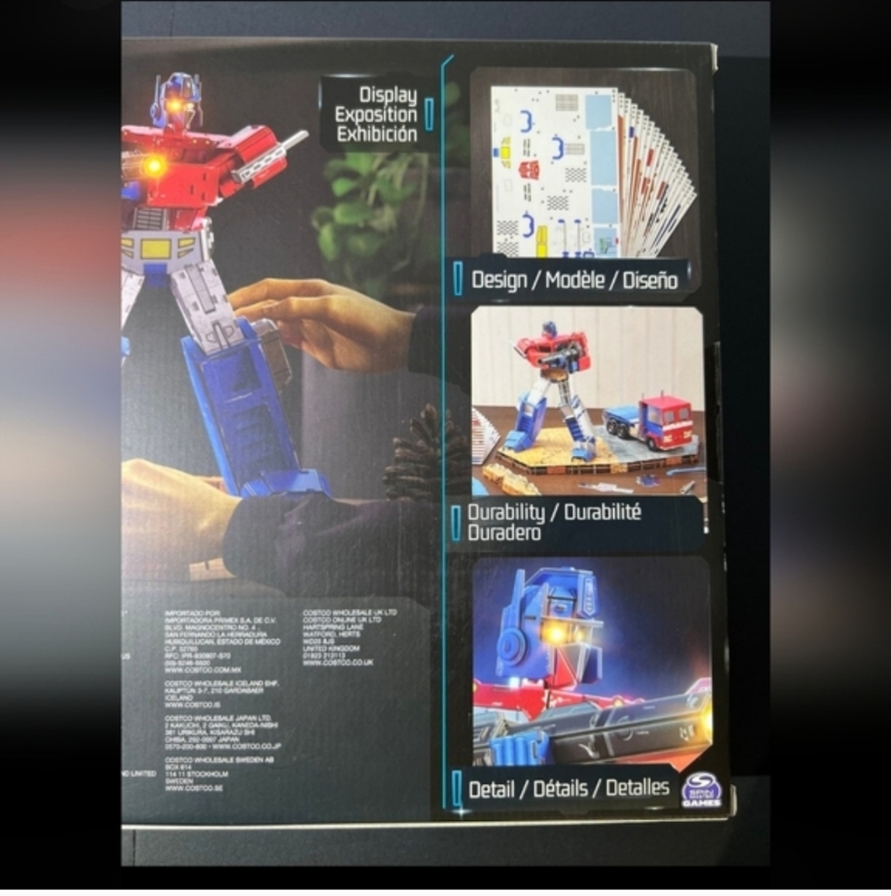 4D Build Transformers Optimus Prime & Truck 3D Model Kit Puzzle w/LED EXCLUSIVE - Picture 2 of 6